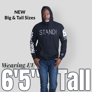 Black Stand God Strong Hoodie (made to order)