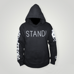 Load image into Gallery viewer, Black Stand God Strong Hoodie (made to order)
