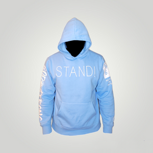 Sky Blue Stand God Strong Hoodie Limited Edition (Made to order)