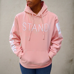 Load image into Gallery viewer, Powder Pink God Strong Hoodie Limited Edition (made to order)
